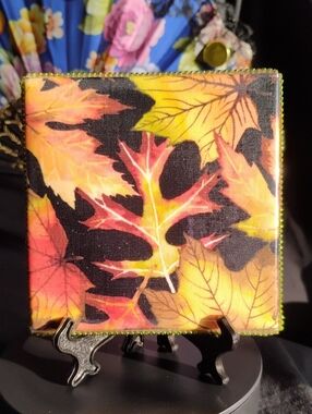 Hand Crafted Autumn Leaves Art